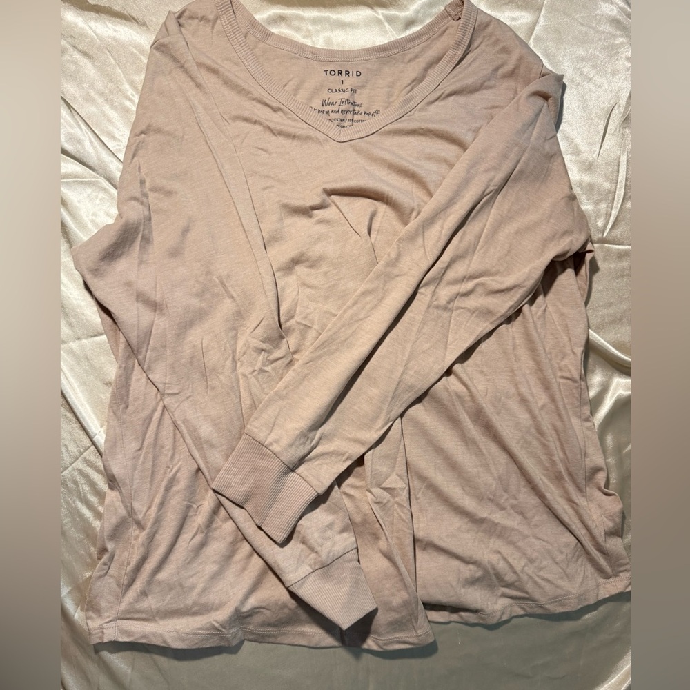 Torrid Women's Tan Long Sleeve Top
